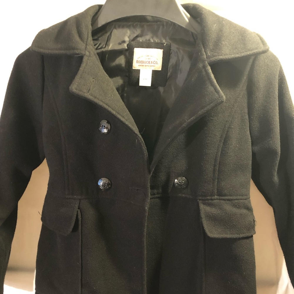Cozy youth size black Peacoat